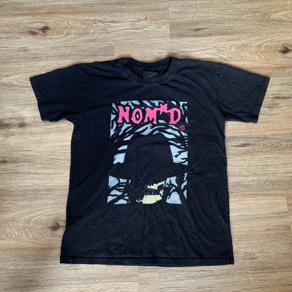 NOM*d Comic Tee in black and pink - New Zealand - Size Small